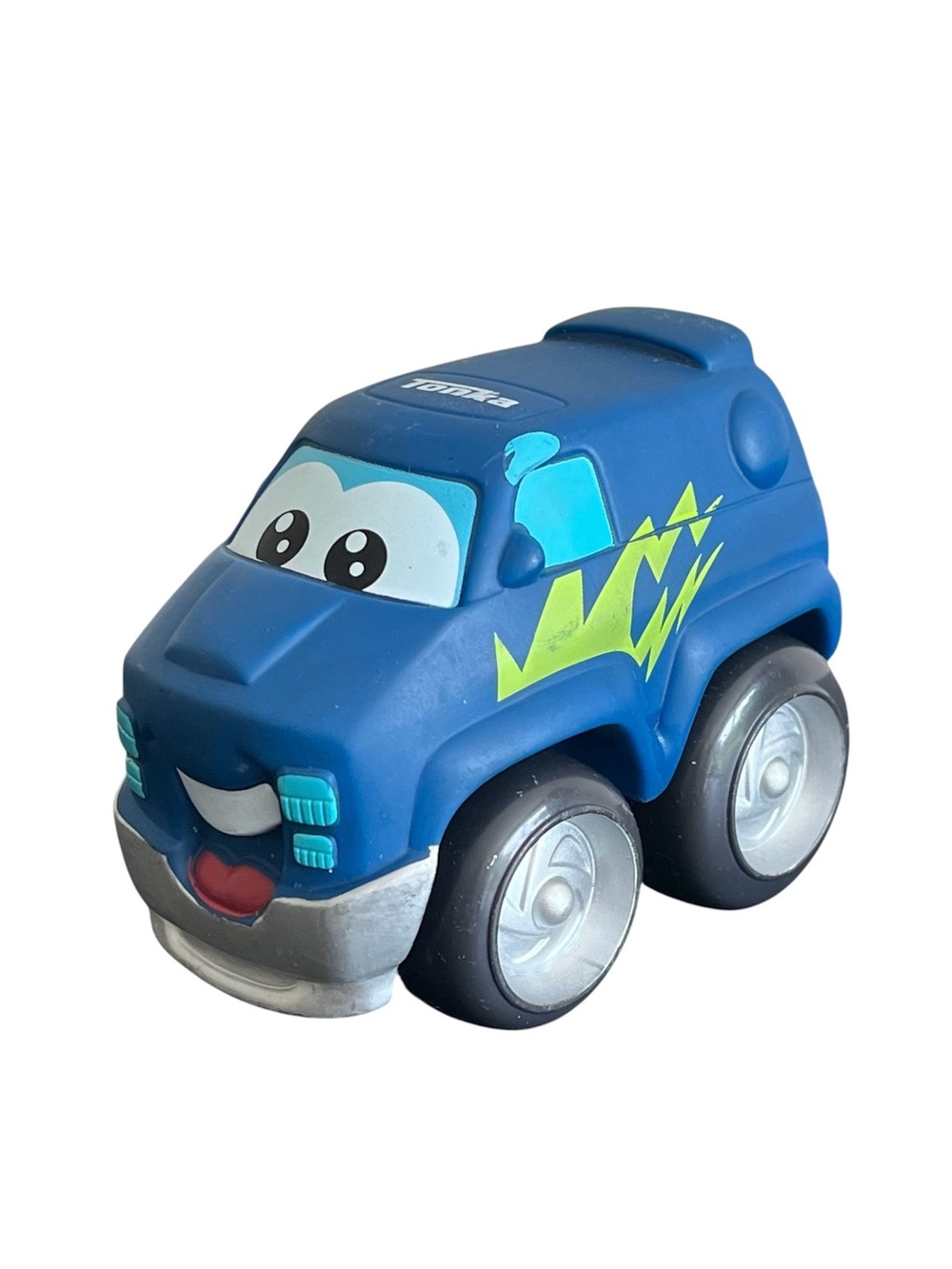 Tonka Chuck & Friends Van Blue Toy Chunky Vehicle Push Along Hasbro